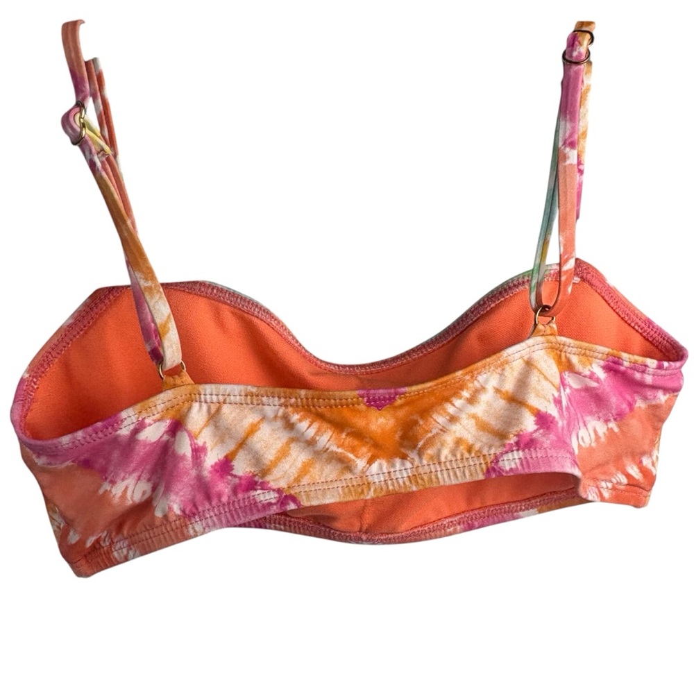 Hobie Girls Rainbow Tie-Dye Bikini Set High waisted Size 10 Super Cute! - Picture 4 of 8